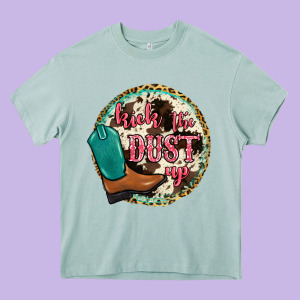 Kick The Dust Up Heavy Core Tee Designed By Jahusdesignshop
