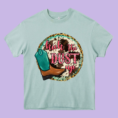 Kick The Dust Up Heavy Core Tee Designed By Jahusdesignshop