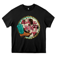 Black kick the dust up Heavy Core Tee - JahusDesignShop
