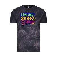 Cloud Black i'm like 2024 done Vintage Tee - CowGirlArtShop
