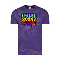 Cloud Purple i'm like 2024 done Vintage Tee - CowGirlArtShop