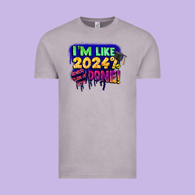 I'm Like 2024 Done Vintage Tee Designed By Cowgirlartshop