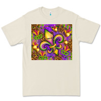 Bone Mardi Gras fleur de lis Premium Tee - NancyCooperArtShop