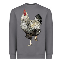 Storm wyandotte rooster Heavyweight Sweatshirt - LillyAllenDesigns