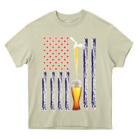 American Flag Beer Heavy Core Tee | Teevron