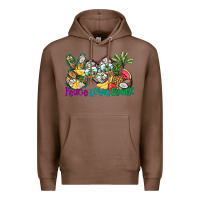 Chestnut Peace Love Summer Premium Hoodie - CowhideDigitalArt