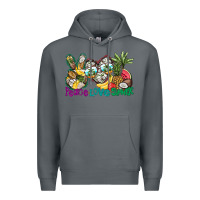 Rock Peace Love Summer Premium Hoodie - CowhideDigitalArt