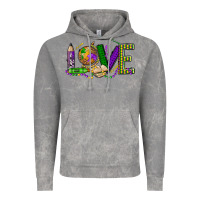Cloud Rock love teacher mardi gras Vintage Hoodie - OliviaCreatesArt