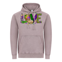 Vintage Zinc love teacher mardi gras Vintage Hoodie - OliviaCreatesArt