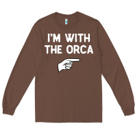 Chestnut im with the orca costume halloween matching party Long Sleeve Tee - longCreatives