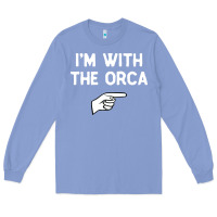 Colony Blue im with the orca costume halloween matching party Long Sleeve Tee - longCreatives