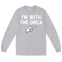 Moon Dust im with the orca costume halloween matching party Long Sleeve Tee - longCreatives