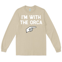 Mushroom im with the orca costume halloween matching party Long Sleeve Tee - longCreatives