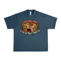 Midnight Navy I don't need a man Cowgirl western Urban Heavy Tee - HowdyJamesFarm