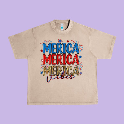 Merica Merica Merica Vibes Urban Heavy Tee Designed By Ranaportraitstore