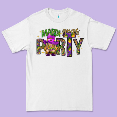 Mardi Gras Party Premium Tee Designed By Nancycooperartshop