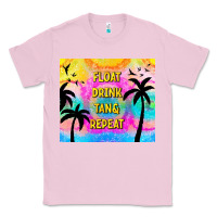 Bubblegum Pink float drink tan & repeat Classic Tee - TumblerDesignByShophia