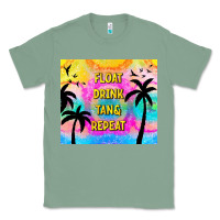 Sage float drink tan & repeat Classic Tee - TumblerDesignByShophia