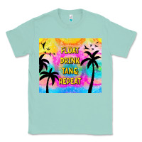 Seafoam float drink tan & repeat Classic Tee - TumblerDesignByShophia