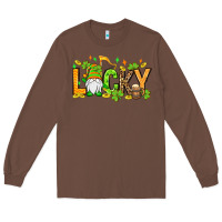 Chestnut St. Patrick's Lucky gnome Long Sleeve Tee - OliviaCreatesArt