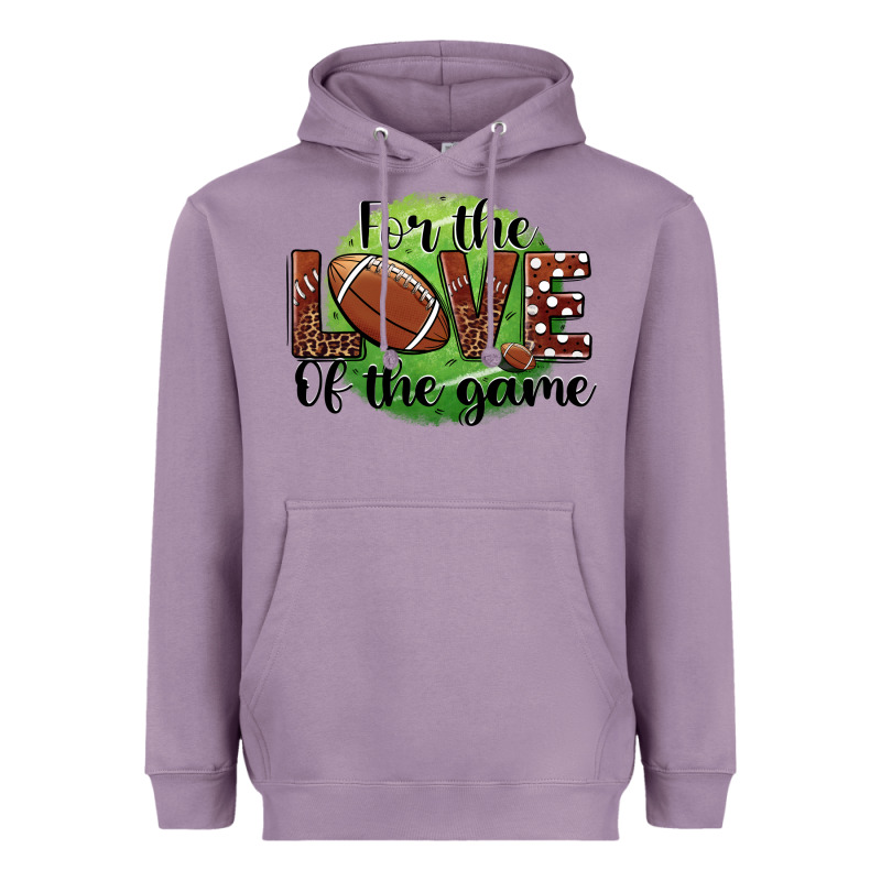 For The Love Of The Game Football Heavyweight Hoodie by BarkalooDesign | Teevron