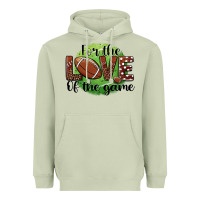 Matcha for the love of the game football Heavyweight Hoodie - BarkalooDesign