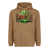 Toasted Coconut for the love of the game football Heavyweight Hoodie - BarkalooDesign
