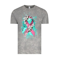 Cloud Rock cancer ribbon Vintage Tee - CowGirlArtShop