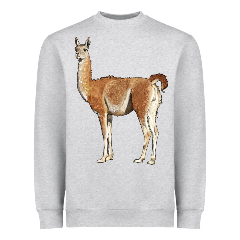 Guanaco Llama Heavyweight Sweatshirt by LillyAllenDesigns | Teevron