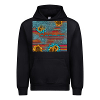 Black sunflower gemstone serape tumbler Urban Hoodie - AdoDesignShop