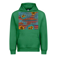 Emerald sunflower gemstone serape tumbler Urban Hoodie - AdoDesignShop