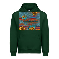 Forest Green sunflower gemstone serape tumbler Urban Hoodie - AdoDesignShop