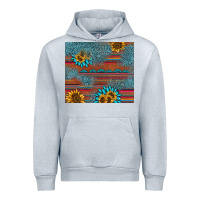 Heather Grey sunflower gemstone serape tumbler Urban Hoodie - AdoDesignShop
