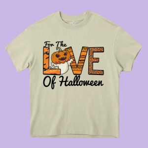 For The Love Of Halloween Heavy Core Tee Designed By Bettercallsaul