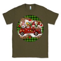 Army Green christmas gnomes truck Classic Tee - Artiststas