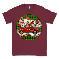 Burgundy christmas gnomes truck Classic Tee - Artiststas