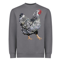 Storm wyandotte chicken Heavyweight Sweatshirt - LillyAllenDesigns