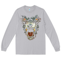 Moon Dust Werewolf Face Lycan Gothic Horror Occult Scary Halloween Long Sleeve Tee - longCreatives