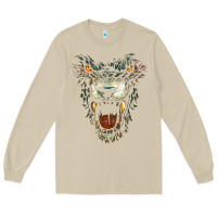Mushroom Werewolf Face Lycan Gothic Horror Occult Scary Halloween Long Sleeve Tee - longCreatives