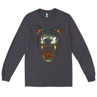 Smoke Werewolf Face Lycan Gothic Horror Occult Scary Halloween Long Sleeve Tee - longCreatives