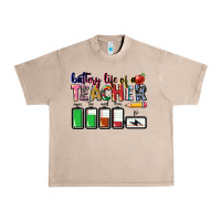 French Oak battery life of teacher Urban Heavy Tee - CowGirlArtShop
