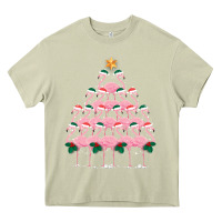 Mossy Christmas Tree Flamingo Heavy Core Tee - Bettercallsaul