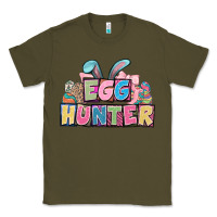 Army Green Egg hunter plate letters Easter Day Classic Tee - HowdyJamesFarm