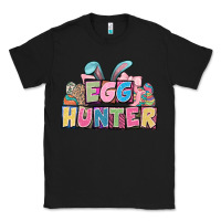Black Egg hunter plate letters Easter Day Classic Tee - HowdyJamesFarm
