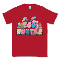 Red Egg hunter plate letters Easter Day Classic Tee - HowdyJamesFarm