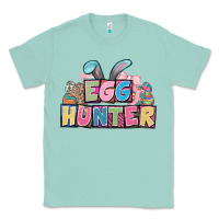 Seafoam Egg hunter plate letters Easter Day Classic Tee - HowdyJamesFarm