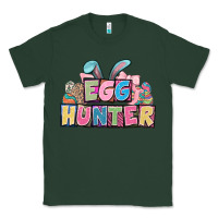 Sports Green Egg hunter plate letters Easter Day Classic Tee - HowdyJamesFarm