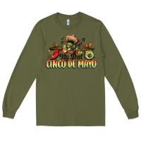 Army Green My first cinco de mayo Long Sleeve Tee - FaDigitalArtStudio