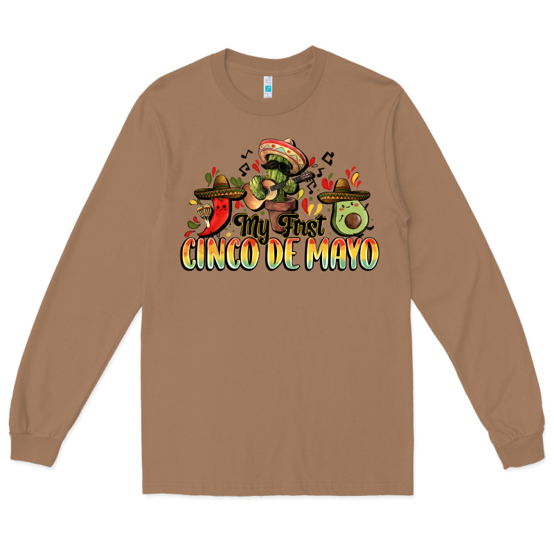 My First Cinco De Mayo Long Sleeve Tee by FaDigitalArtStudio | Teevron