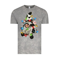 Cloud Rock christmas cow gnome Vintage Tee - CowGirlArtShop